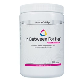 Breeder's Edge in Between for Her, Female Multivitamin for Med/Lg Dog- 90 ct