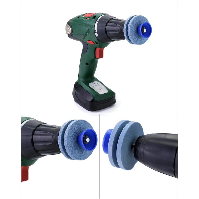 SNOKAY 3 Pcs Universal Lawn Mower Blade Sharpener - Compatible