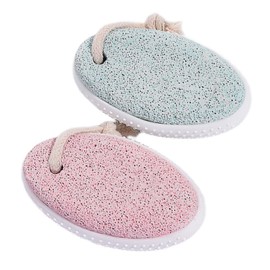 Healeved Pumice Stone Remover for Dead Skin Foot Care Tool Pumice Stone Comfortable Handle for Travel and Home Use