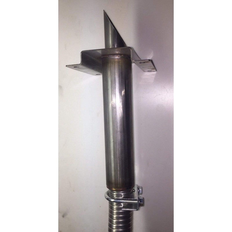 GenExhaust Universal Generator Exhaust System Double Layer Wall Attachment for