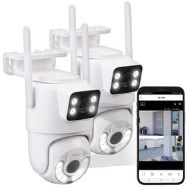 7links Dual Lens IP Outdoor Camera, 2X 2K, 3MP, Pan-Tilt, 360°, WiFi