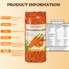 Freeze-Dried Diced Carrots - 1.76lb (28oz) Jar | Long Shelf