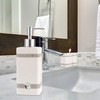 CAA'S Bathroom Accessories Set Ceramic 4 Pieces Bathroom Ensemble for