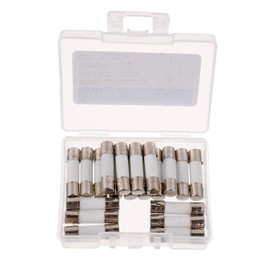 BOJACK F10AL250V 5x20 mm 10A 250V Fast-Blow Ceramic Fuses 10 amp 250 Volt 0.2x0.78 Inch Ceramic Tube Fuses (Pack of 20)