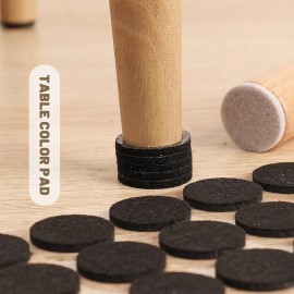 Self-Adhesive Furniture Leg Pads for Chairs and Tables – Round or Square Floor Protection Pads to Help Reduce Scratches