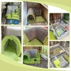 Amakunft Guinea Pig Tunnel Bed and Hideaway, Detachable & Movable