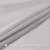 MIULEE 2 Panels Natural Linen Long Semi Sheer Window Curtains