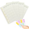 A7 Planner Refill,4 Packs per Set, Monthly Plan Paper, A7
