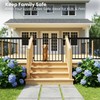 tonchean 38''H x 48''W Deck Fence Gate for Residential, Yard,