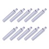 METALLIXITY Damper Buffers Push (2.36"x0.36") 10Pcs, Plastic Cabinet Push Latches