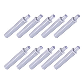 METALLIXITY Damper Buffers Push (2.36"x0.36") 10Pcs, Plastic Cabinet Push Latches Soft Quiet Close - for Door Drawer, Home Decoration, Gray