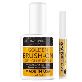 Karlash Gold Super Strong Nail Glue for Acrylic Nails and Press on Nails Nail...