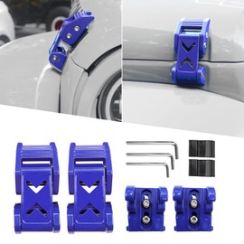 WWFGYX Hood Latches Hood Latch Catch Kit Compatible with Jeep Wrangler 2007-2018 JK JKU Rubicon Sport Sahara Jeep Wrangler JL JLU 2018-2024 Gladiator JT (Purple)