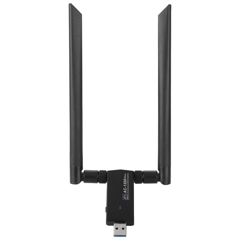 USB Network Card,RTL8812AU AC USB 2.4G/5.8G Dual-Band WiFi Dongle Adapter,Support