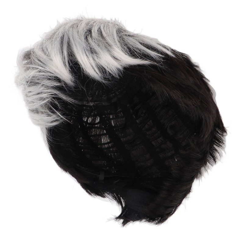 Men Wig Heat Resistant Short Grey Layered Airy Natural Stylish