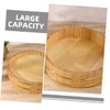 MAGICLULU Traditional Sushi Oke Japanese Wooden Sushi Rice Mixing Bowl