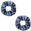 NINFEIQI 2Pcs Scrunchie with Zip Pocket, Elastic Hidden Pocket Hair