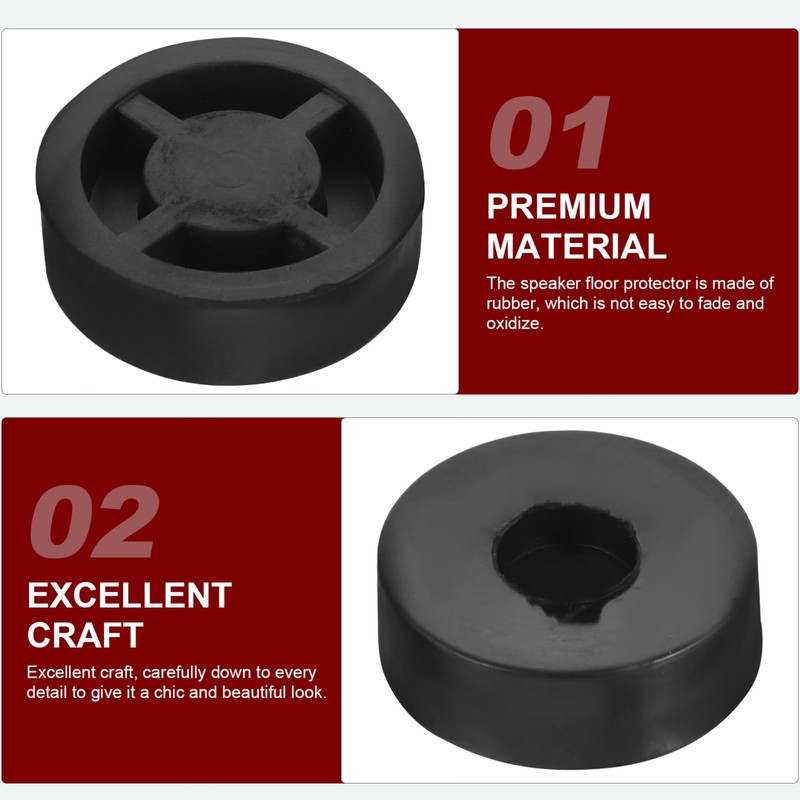 LABRIMP 4pcs Speaker Isolation Pads for Amplifier Turntable Vibration Feet