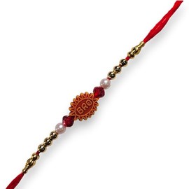 Elegant Rakhi for Brother | Rakhi Thread, Rakhi for Brother, Sister, Raksha Bandhan Gift for Brother, Rakhi Bracelet for your Sibling, Bhaiya, Bhabhi | Satyam Bridalwear (Bro)