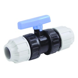 STP Fittings 08336040 Polypropylene Ball Valve with 2 Screws 20 mm