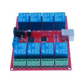 HUABAN 12V 8 Channel USB Relay Module Computer Control Switch Drive Free For Smart Controller