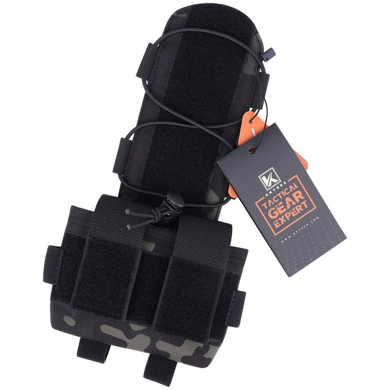 KRYDEX Tactical Helmet Pouch Battery Box Counterweight Pouch Remote Battery