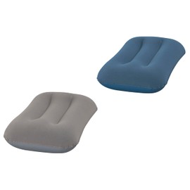 Bestway 16.5" x 10" x 4"/42cm x 26cm x 10cm Flocked Air Camp Pillow