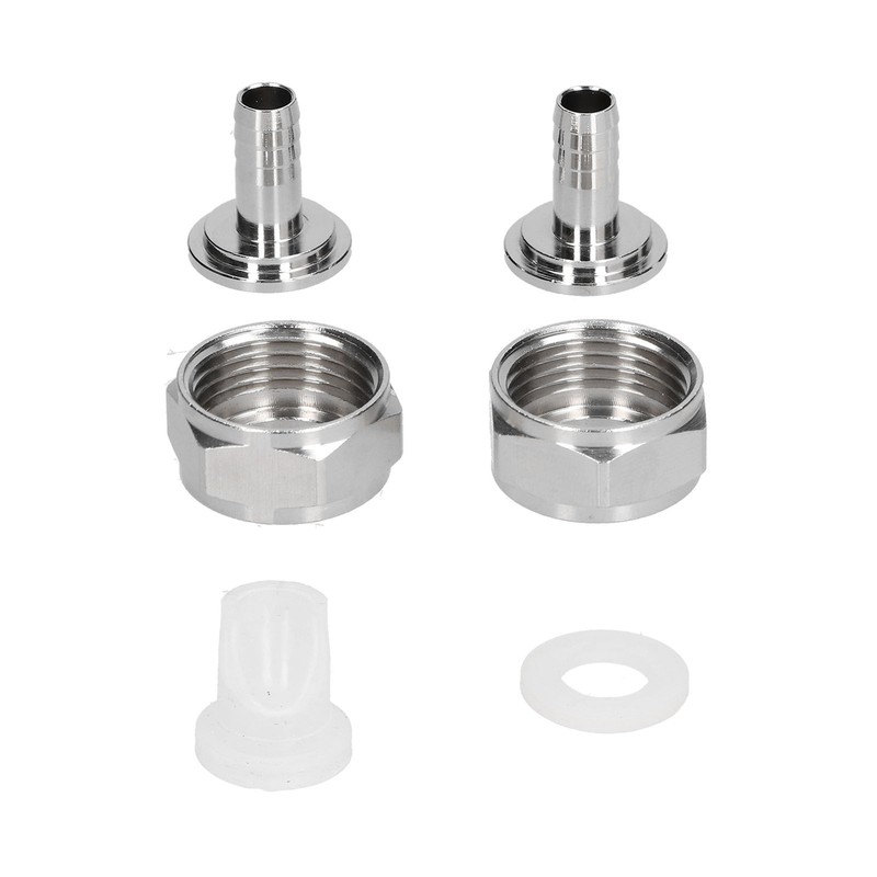Stainless Steel Beer Keg Coupler Connector Fitting Beer Line Connector