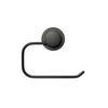 Croydex Stick 'n' Lock Toilet Roll Holder, Matt Black