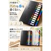 【大量の書類をまとめて収納】 fogman ドキュメントファイル A4 12インデックス 24ポケット 防水 薄型 ブラック (ブラック)