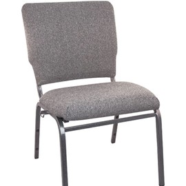 Flash Furniture Advantage Charcoal Gray Multipurpose Church Chairs - 18.5 in. Wide