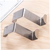 CAXUSD 10pcs Stainless Steel Over The Door Hooks Versatile Single