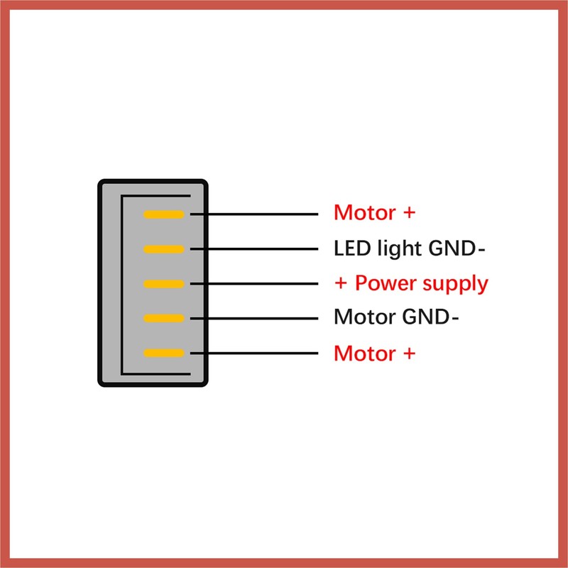 ACROPIX Universal 10 Pin Dual Rows Electric Power Window Master