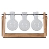 Esschert Design Cutting Vases L for Hanging Wooden Frame Glass