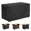 Youlvy Fire Pit Cover Rectangular 42 Inch - Waterproof Outdoor