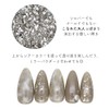 irogel Nail Town Nail Art, Champagne Nude Glitter, Approx. 0.04