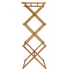 Household Essentials Bamboo Folding Clothes Drying Rack, Compact Upscale Laundry