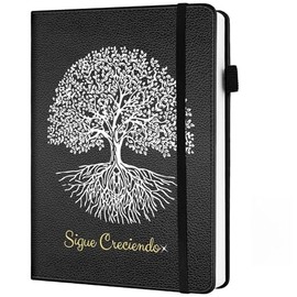Libretas Pasta Dura con 256 Páginas,A5 Libreta de Notas con Rayas Gruesas,Cuaderno Pasta Dura para Hombre Mujeres,Árbol de La Vida Lined Journal Notebook,para Escuela,Oficina,Familia,21.5x14.5cm