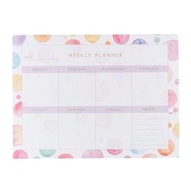 Sass & Belle Paint Splash Weekly Planner Pad
