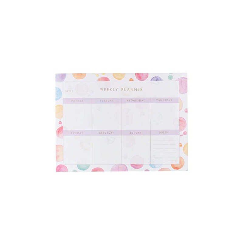 Sass & Belle Paint Splash Weekly Planner Pad