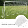 Dilwe VGEBY1 White Football Net, Large Football Training Goal Net