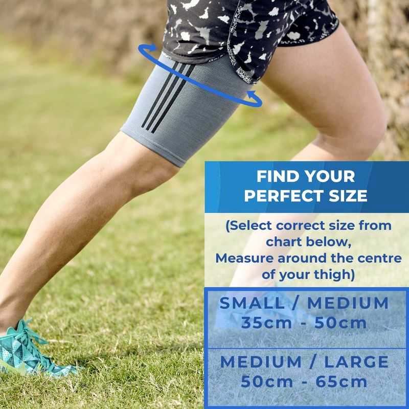 Thigh support sleeve by Kedley | Elastic compression band ideal