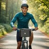 MTSBDM Bike Handlebar Insulated Bag with TPU Touch Screen, Front