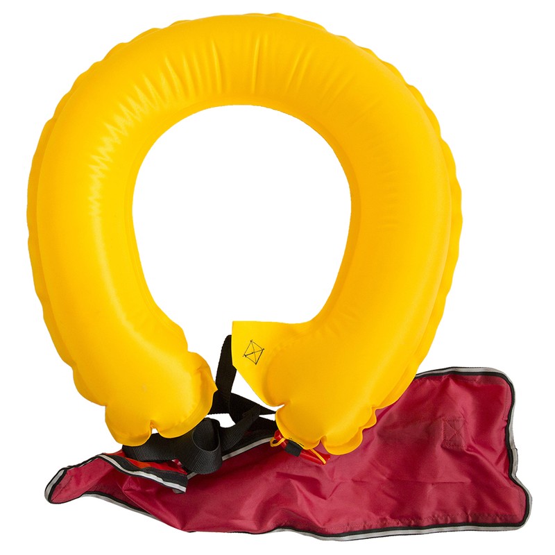 Portable Adults Inflatable Life Jacket Waist Belt with Reflective Tapes