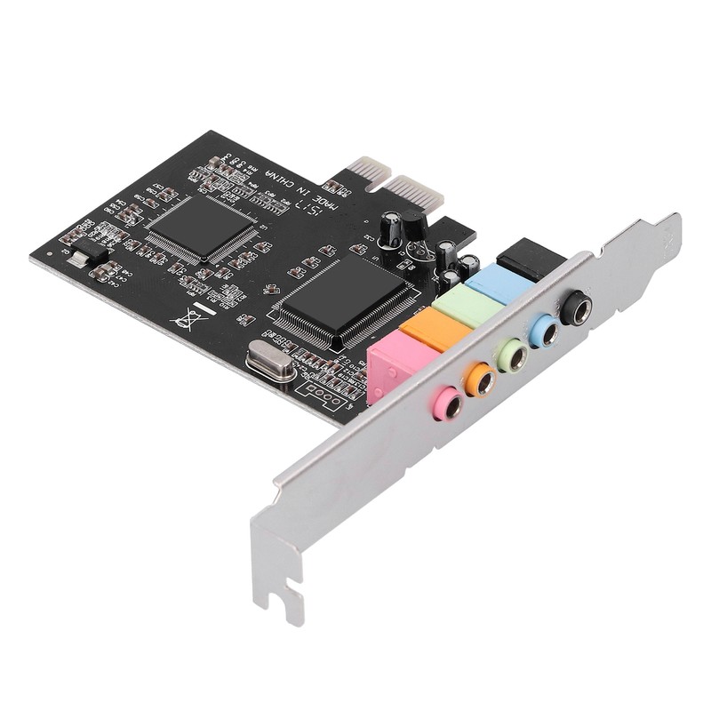 PCI-E 5.1 Sound Card CMI8738 Chip Stereo Audio Card Support
