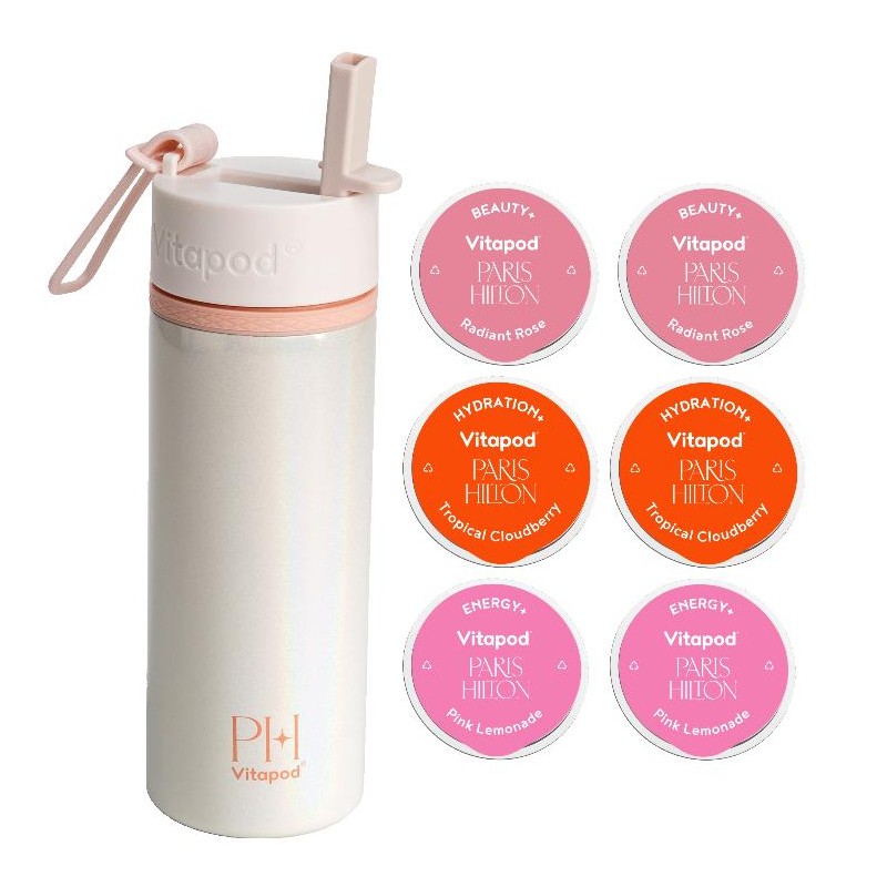 VITAPOD Paris Hilton x Vitapod Water Enhancer Starter Bundle –