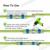 AP 250Pcs Waterproof Heat Shrink Butt Terminals Solder Seal Sleeve