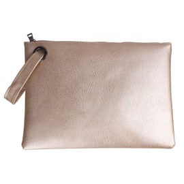 Fioeyr Oversized Clutch Bag Purse, Womens Large PU leather Evening Wristlet Envelop Handbag