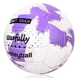 Wuzfully Volleyball Children's Soft Touch Lightweight Beach Volleyball for Indoor Outdoor Indoor Outdoor Beach Ball Size 5