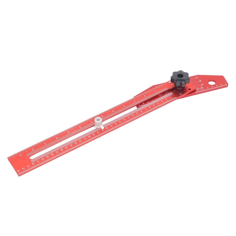 T Square Ruler Protractor for Crafting Aluminum Alloy Woodworking Scriber